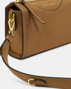 Katie Loxton Alba Suedette Crossbody Bag Caramel Sale