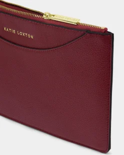 Katie Loxton Alba Wristlet Pouch Cherry Discount