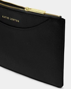 Katie Loxton Alba Wristlet Pouch Black Hot