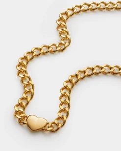 Katie Loxton Allure Waterproof Gold Heart Chain Necklace Best