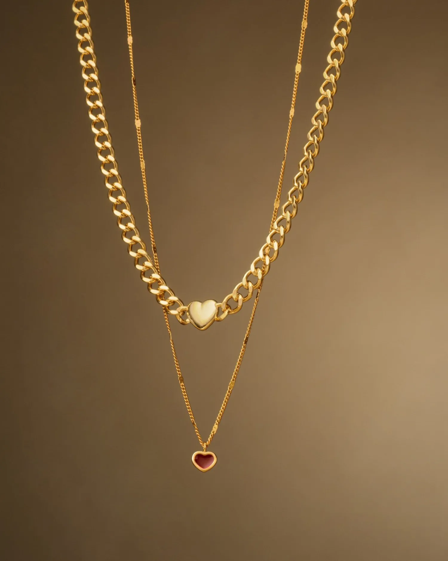 Katie Loxton Allure Waterproof Gold Heart Chain Necklace Best