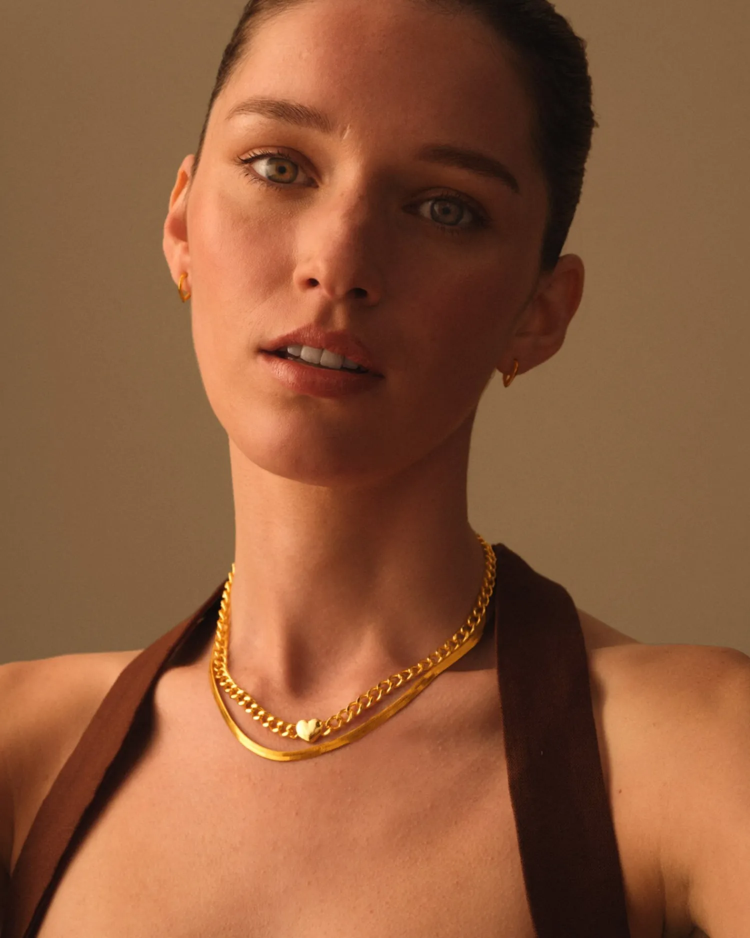 Katie Loxton Allure Waterproof Gold Heart Chain Necklace Best