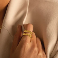Katie Loxton Amulet Waterproof Gold Ring Best