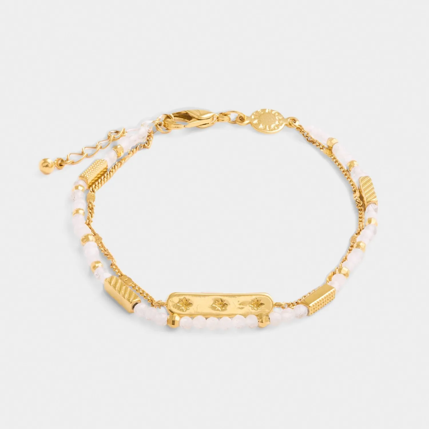 Katie Loxton ' Waterproof Gold Birthstone Bracelet April Hot