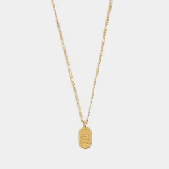 Katie Loxton Aquarius' Waterproof Gold Zodiac Necklace 20th Jan 18th Feb New