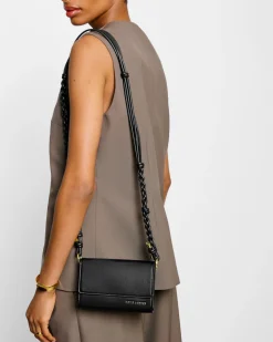 Katie Loxton Arden Braided Mini Bag Black Discount