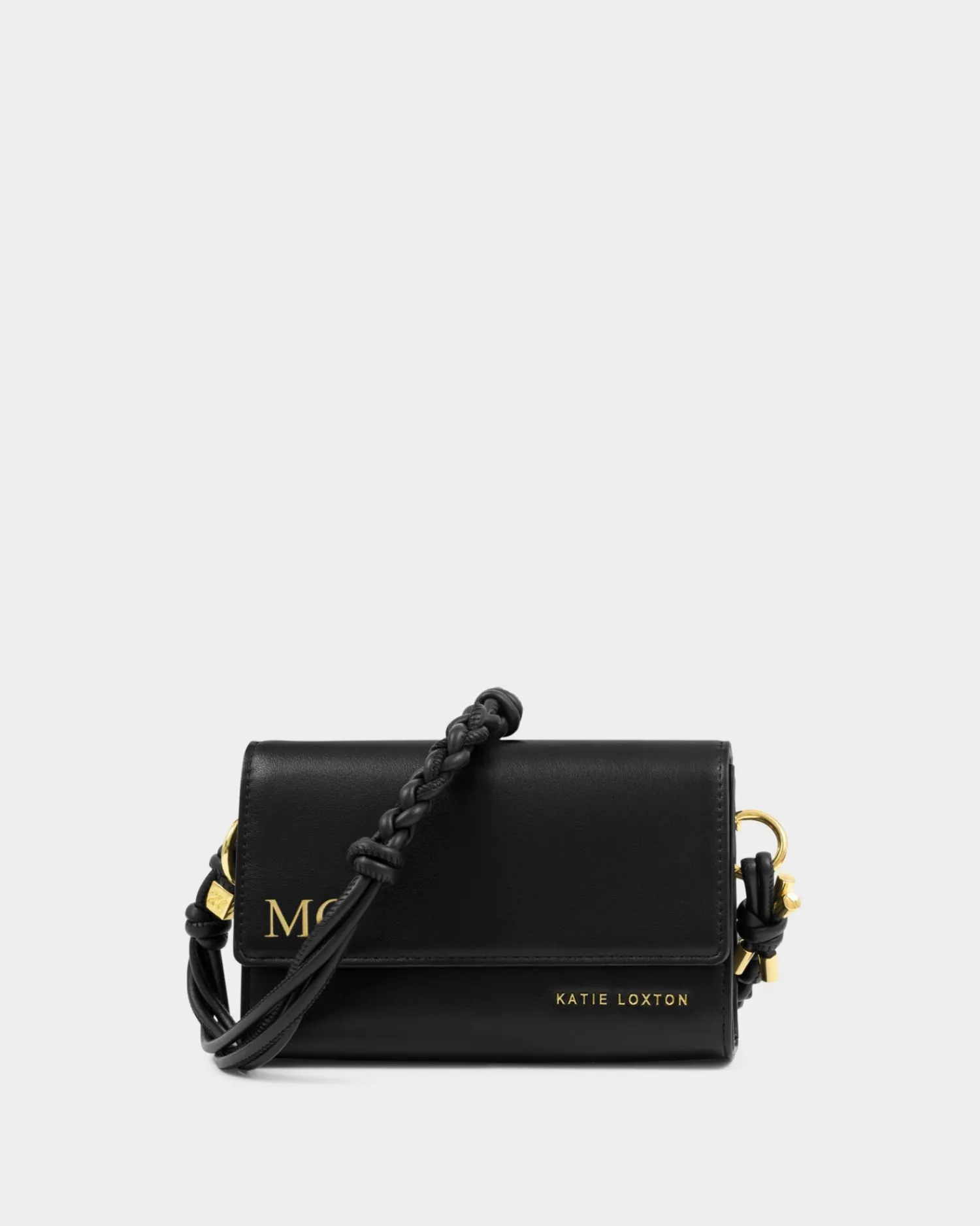 Katie Loxton Arden Braided Mini Bag Black Discount