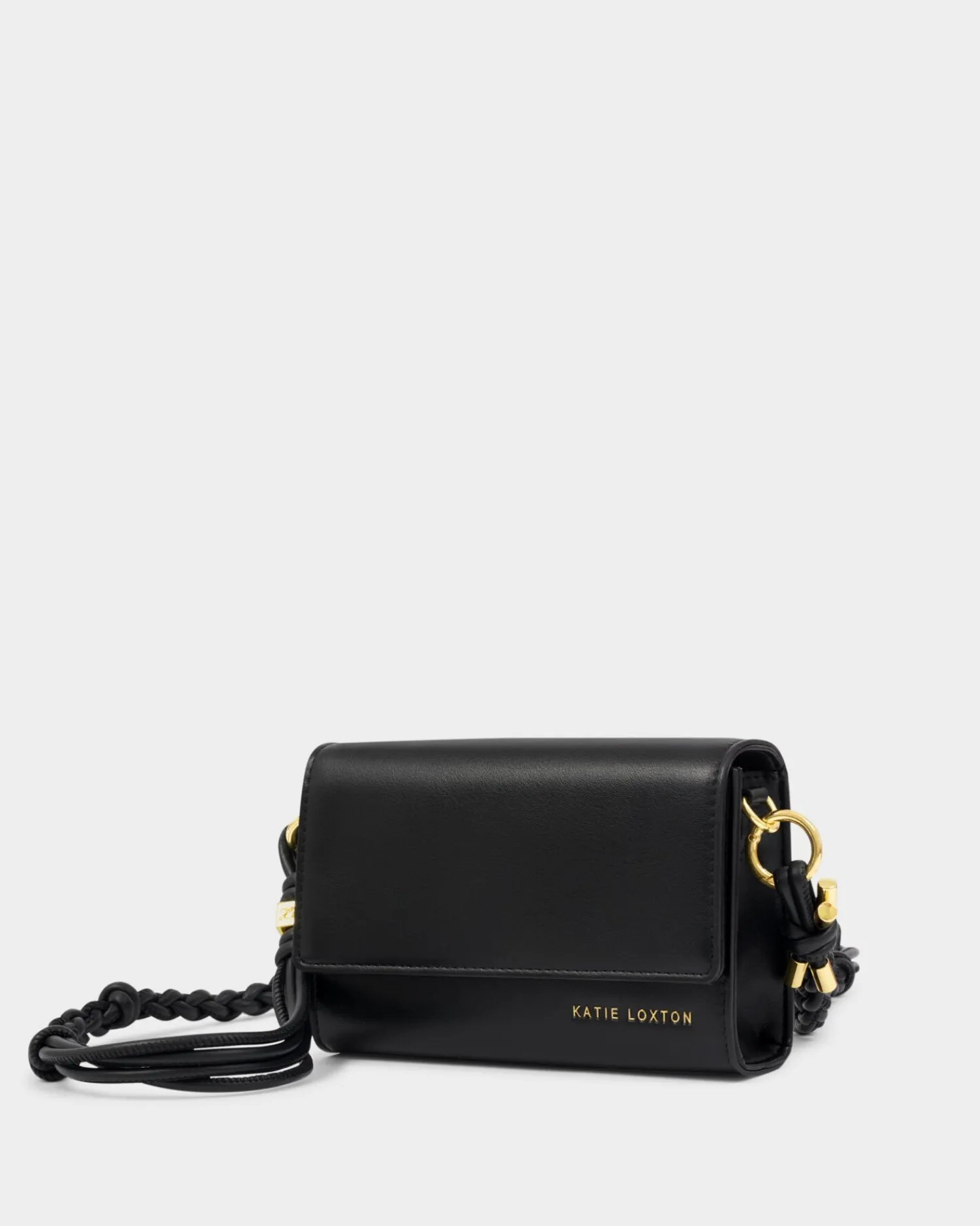 Katie Loxton Arden Braided Mini Bag Black Discount