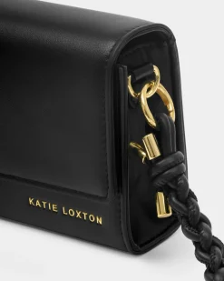 Katie Loxton Arden Braided Mini Bag Black Discount