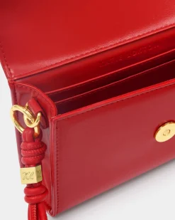 Katie Loxton Arden Braided Mini Bag Red Discount