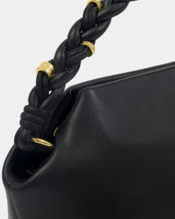 Katie Loxton Arden Braided Top Handle Bag Black