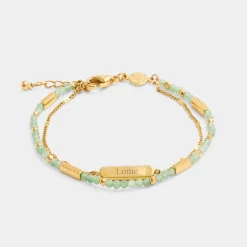 Katie Loxton ' Waterproof Gold Birthstone Bracelet August Outlet