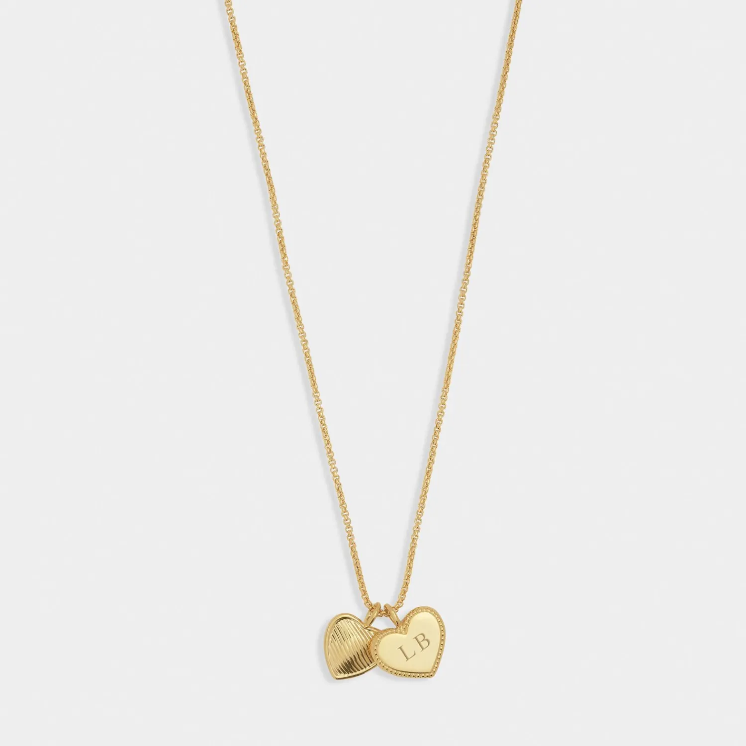 Katie Loxton Auntie' Waterproof Gold Sentiment Necklace Clearance
