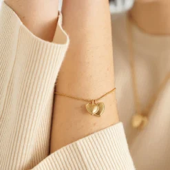 Katie Loxton Auntie' Waterproof Gold Sentiment Bracelet Hot
