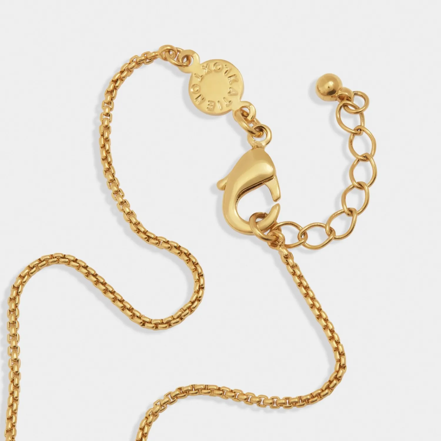 Katie Loxton Auntie' Waterproof Gold Sentiment Bracelet Hot