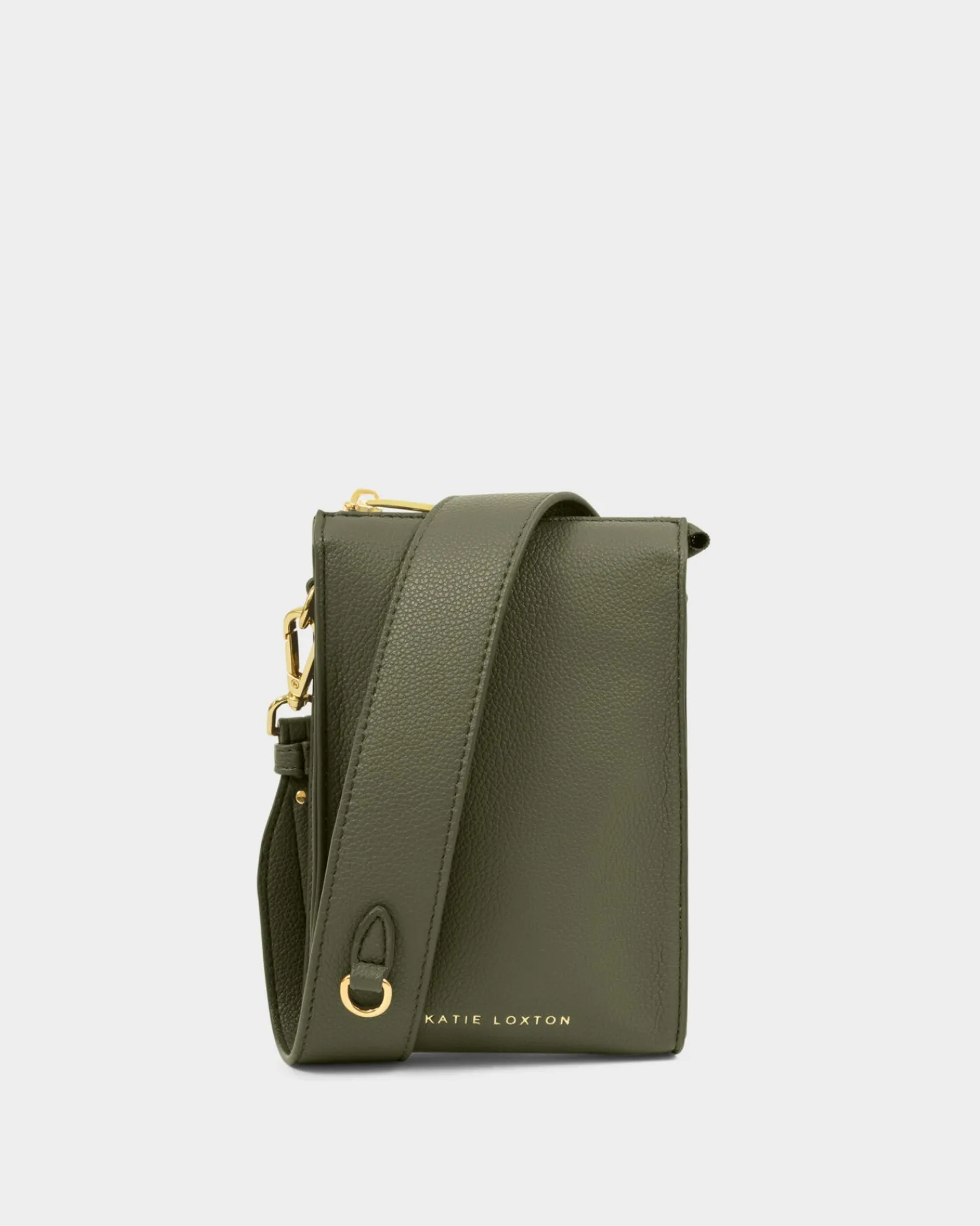 Katie Loxton Avery Slim Crossbody Bag Khaki Clearance