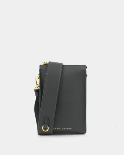Katie Loxton Avery Slim Crossbody Bag Graphite Sale