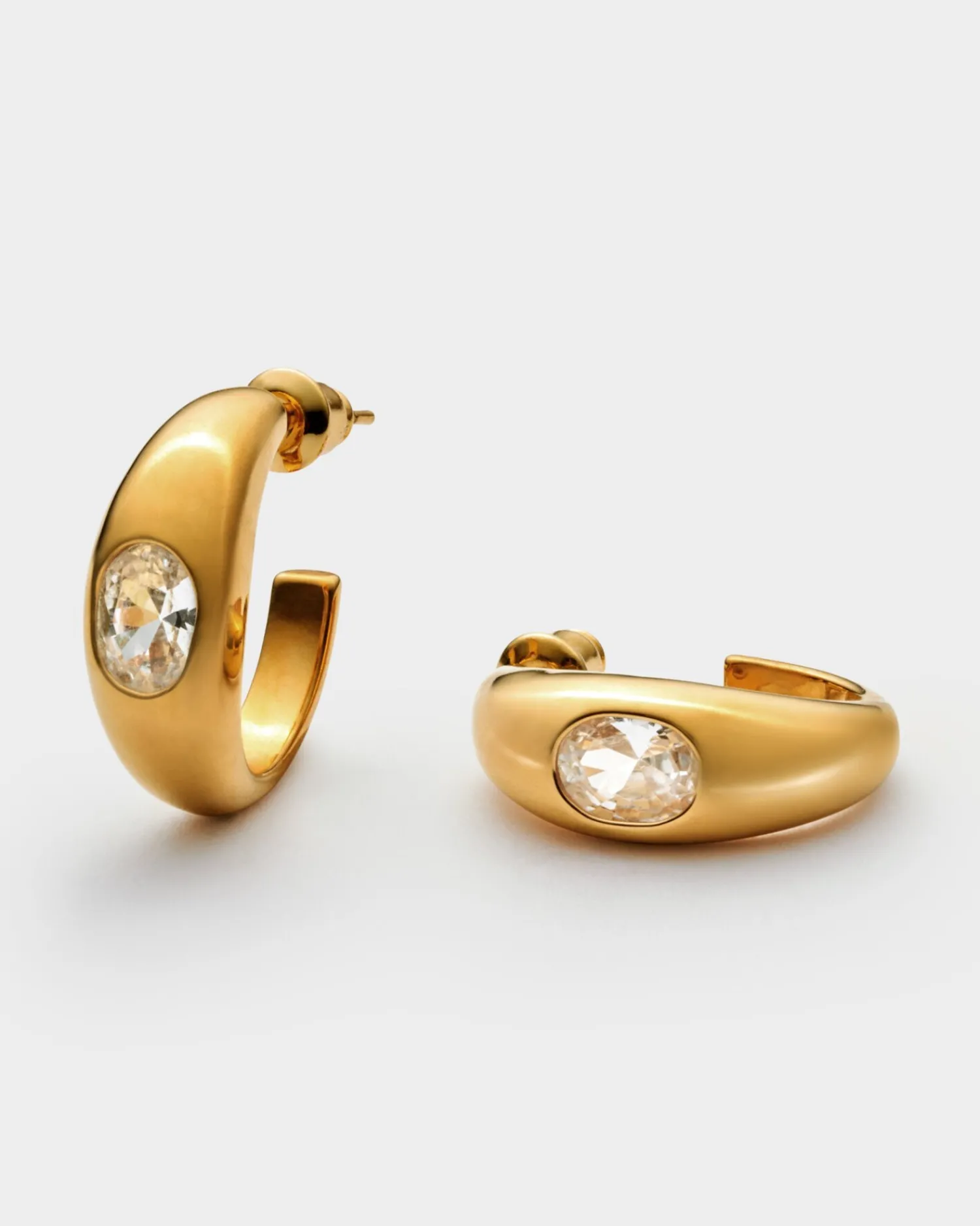 Katie Loxton Ayla Waterproof Gold Hoop Earrings Hot