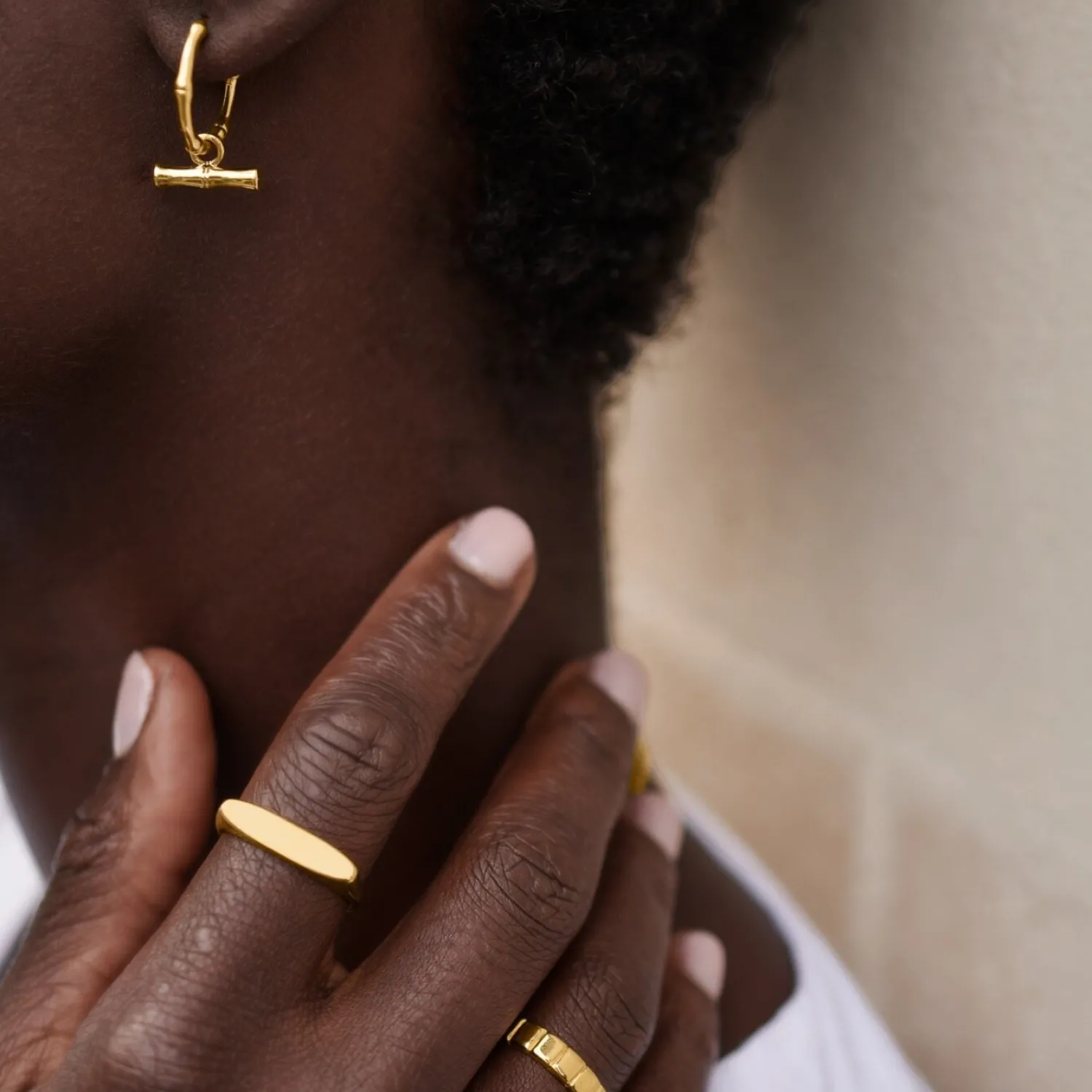Katie Loxton Bamboo Waterproof Gold Hoop Earrings Best