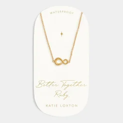 Katie Loxton Better Together' Waterproof Gold Charm Necklace Best