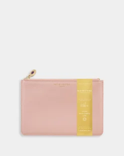 Katie Loxton Birthstone Perfect Pouch '' Tourmaline in Dusty Pink October Sale