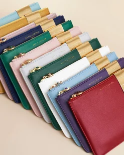 Katie Loxton Birthstone Perfect Pouch '' Aqua Crystal in Blue March Sale