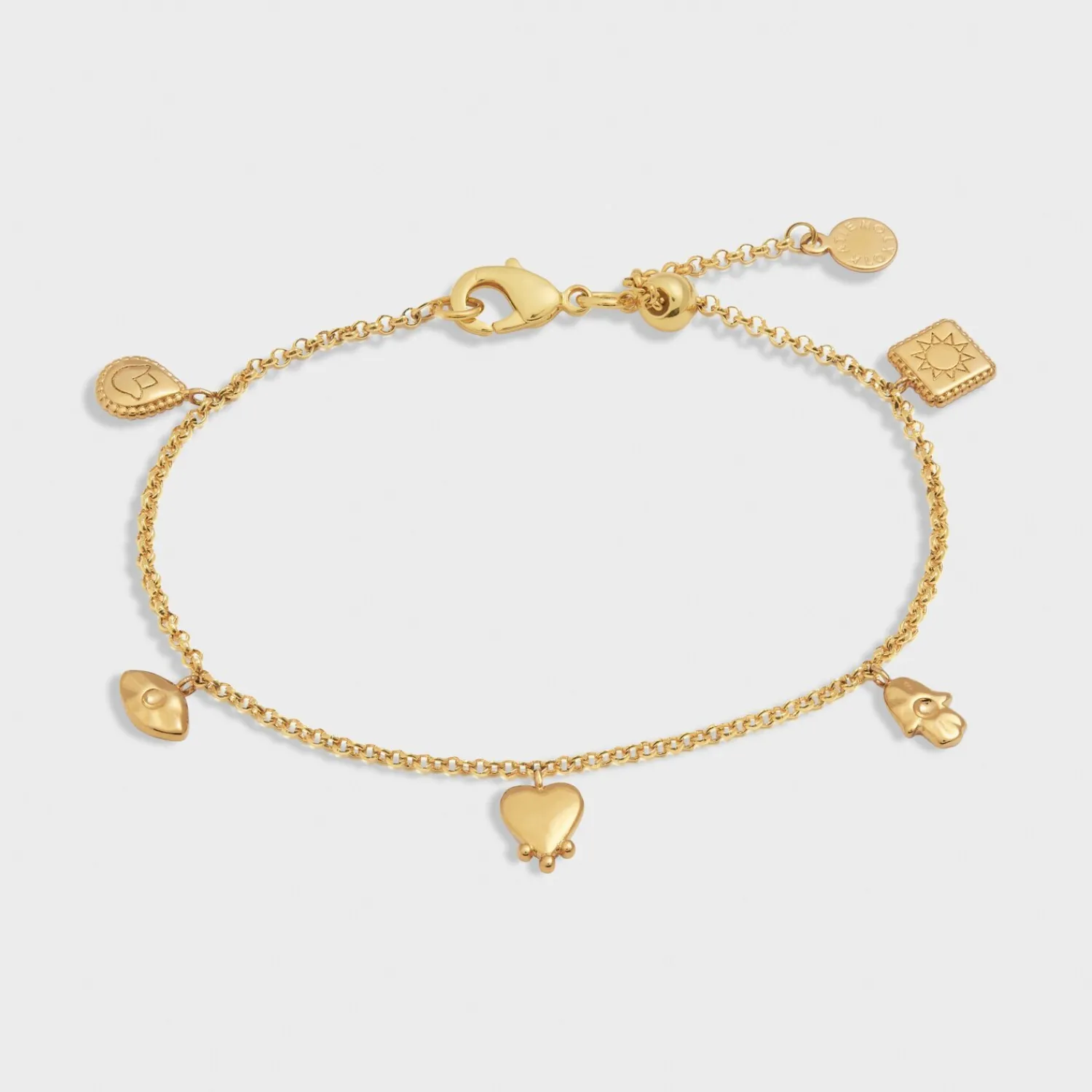 Katie Loxton Boheme Waterproof Gold Charm Bracelet Best