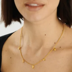 Katie Loxton Boheme Waterproof Gold Charm Necklace
