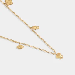 Katie Loxton Boheme Waterproof Gold Charm Necklace