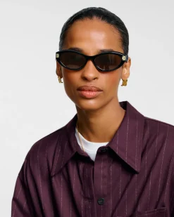 Katie Loxton Bordeaux Slim Oval Sunglasses Sale