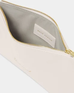 Katie Loxton Bridal Sentiment Pouch 'Bridesmaid' in Pearlescent White Outlet