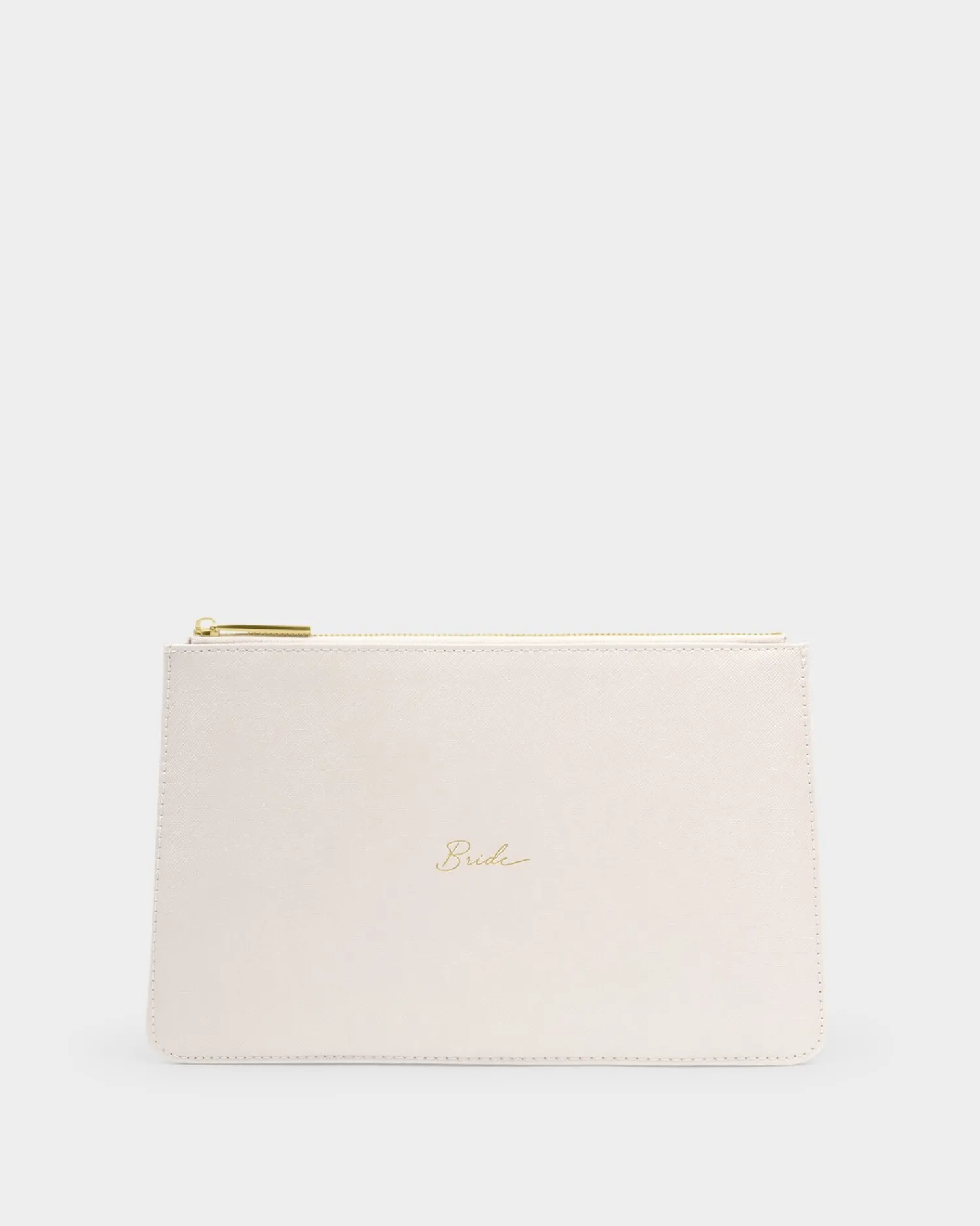 Katie Loxton Bridal Sentiment Pouch 'Bride' in Pearlescent White Online