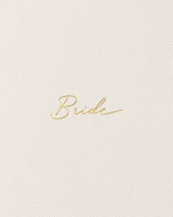 Katie Loxton Bridal Sentiment Pouch 'Bride' in Pearlescent White Online