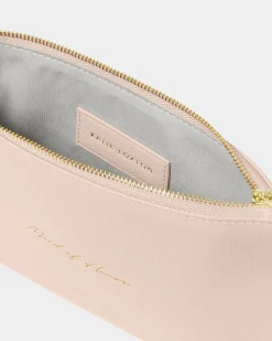 Katie Loxton Bridal Sentiment Pouch 'Maid Of Honour' in Light Pink Outlet