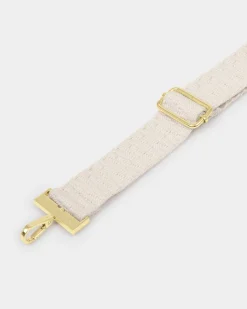 Katie Loxton Canvas Bag Strap Ecru Sale