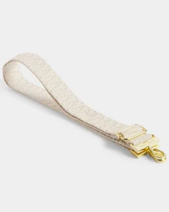 Katie Loxton Canvas Bag Strap Ecru Sale