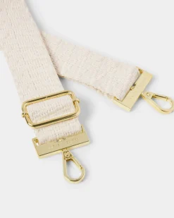 Katie Loxton Canvas Bag Strap Ecru Sale