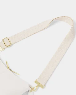 Katie Loxton Canvas Bag Strap Ecru Sale