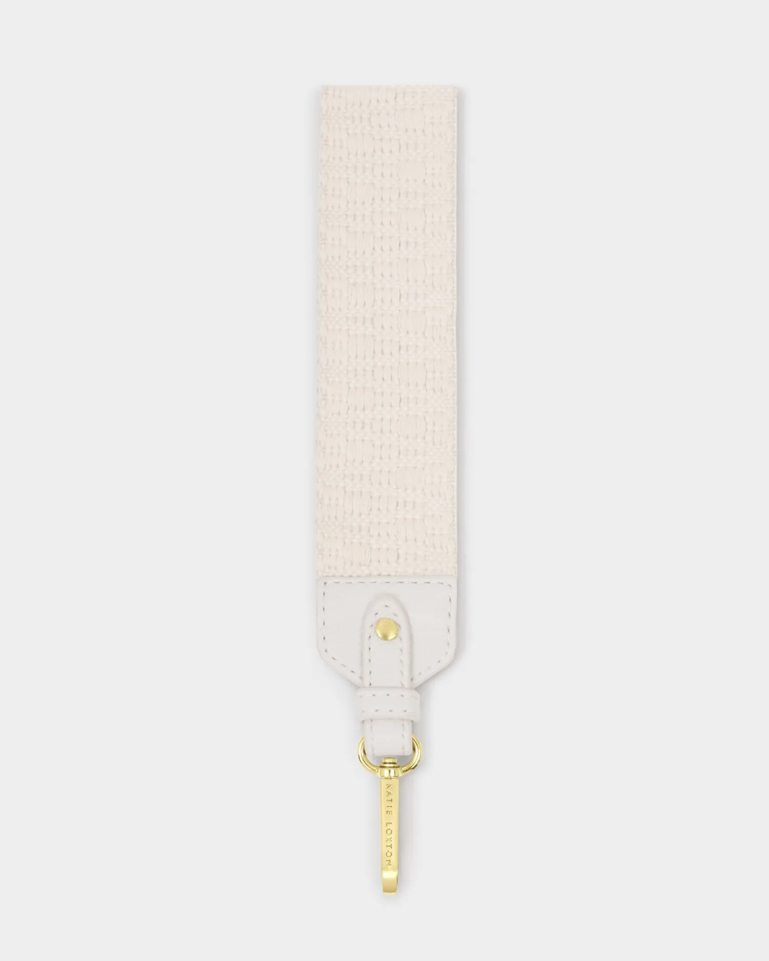 Katie Loxton Canvas Wristlet Strap Off White