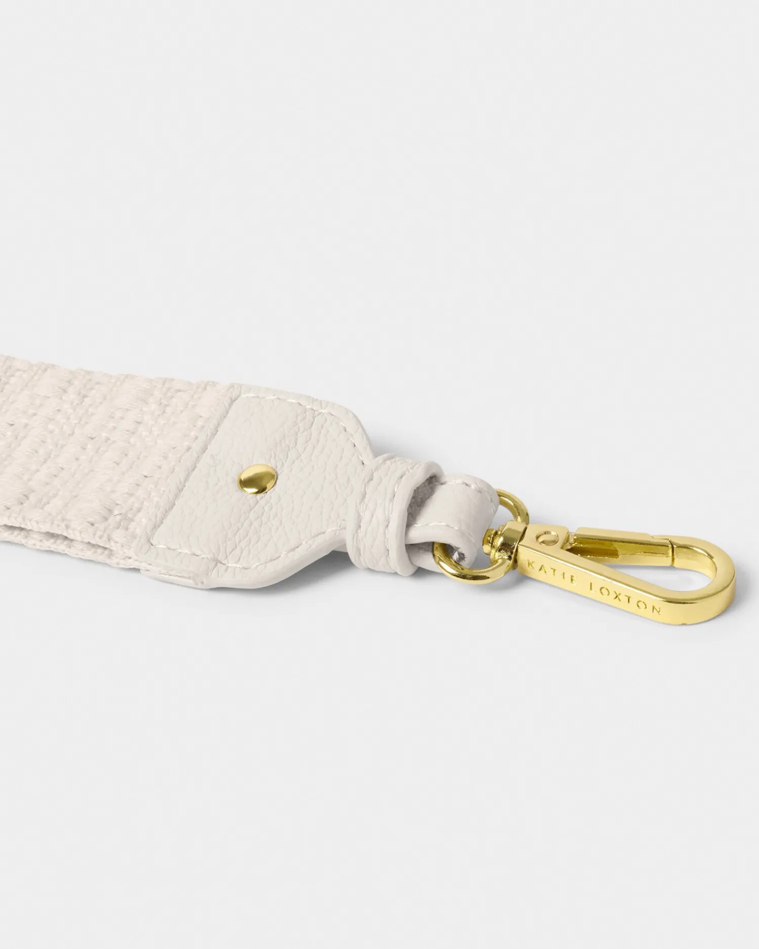 Katie Loxton Canvas Wristlet Strap Off White