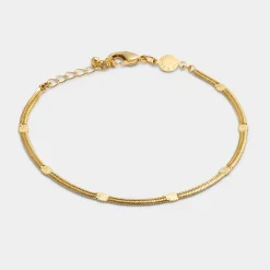 Katie Loxton Celeste Waterproof Gold Snake Chain Bracelet Best
