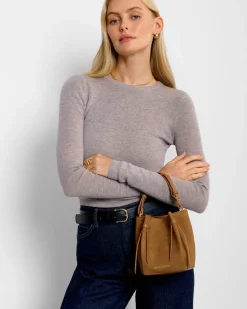Katie Loxton Celina Mini Suedette Bucket Bag Caramel Discount