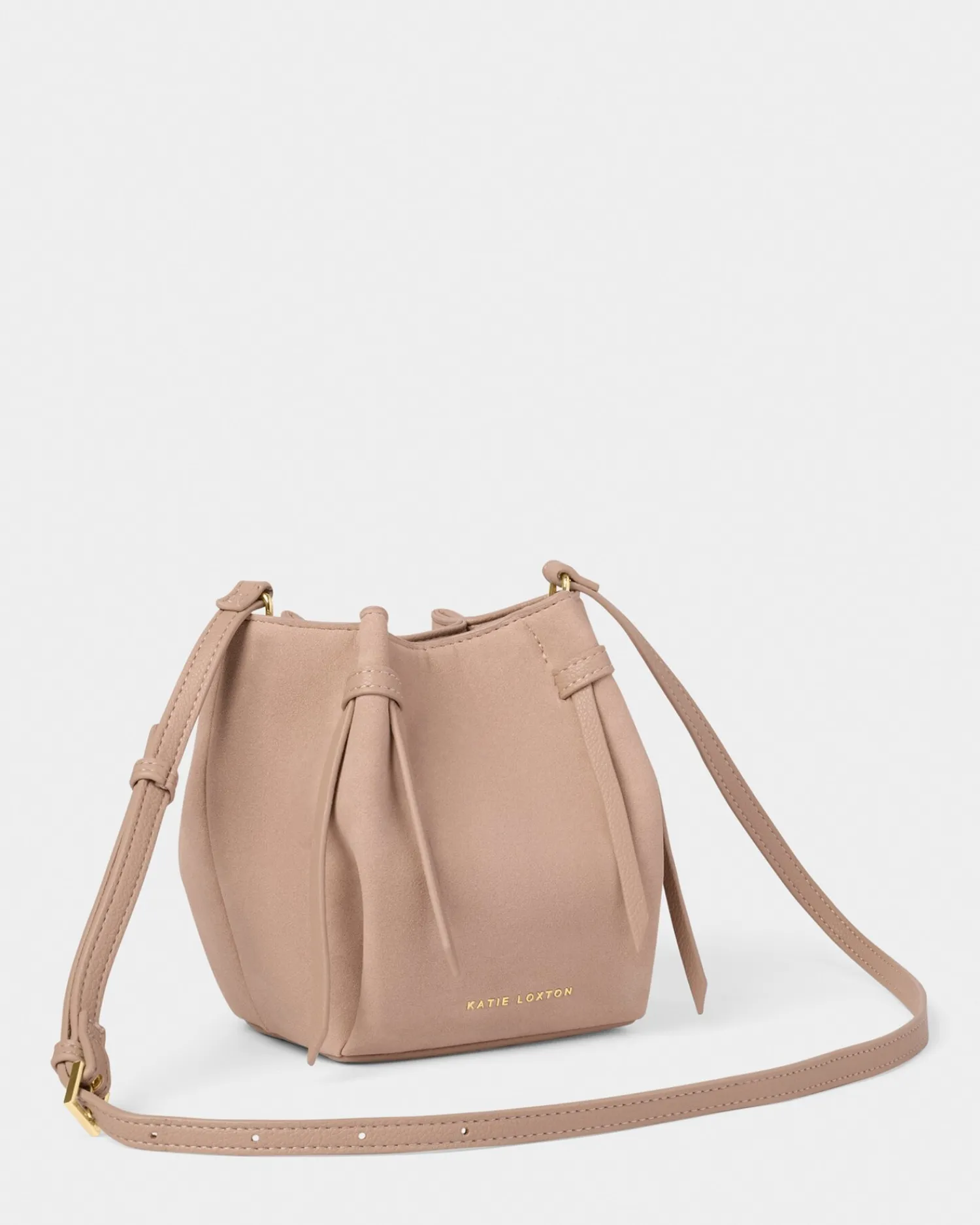 Katie Loxton Celina Mini Suedette Bucket Bag Faded Rose Online