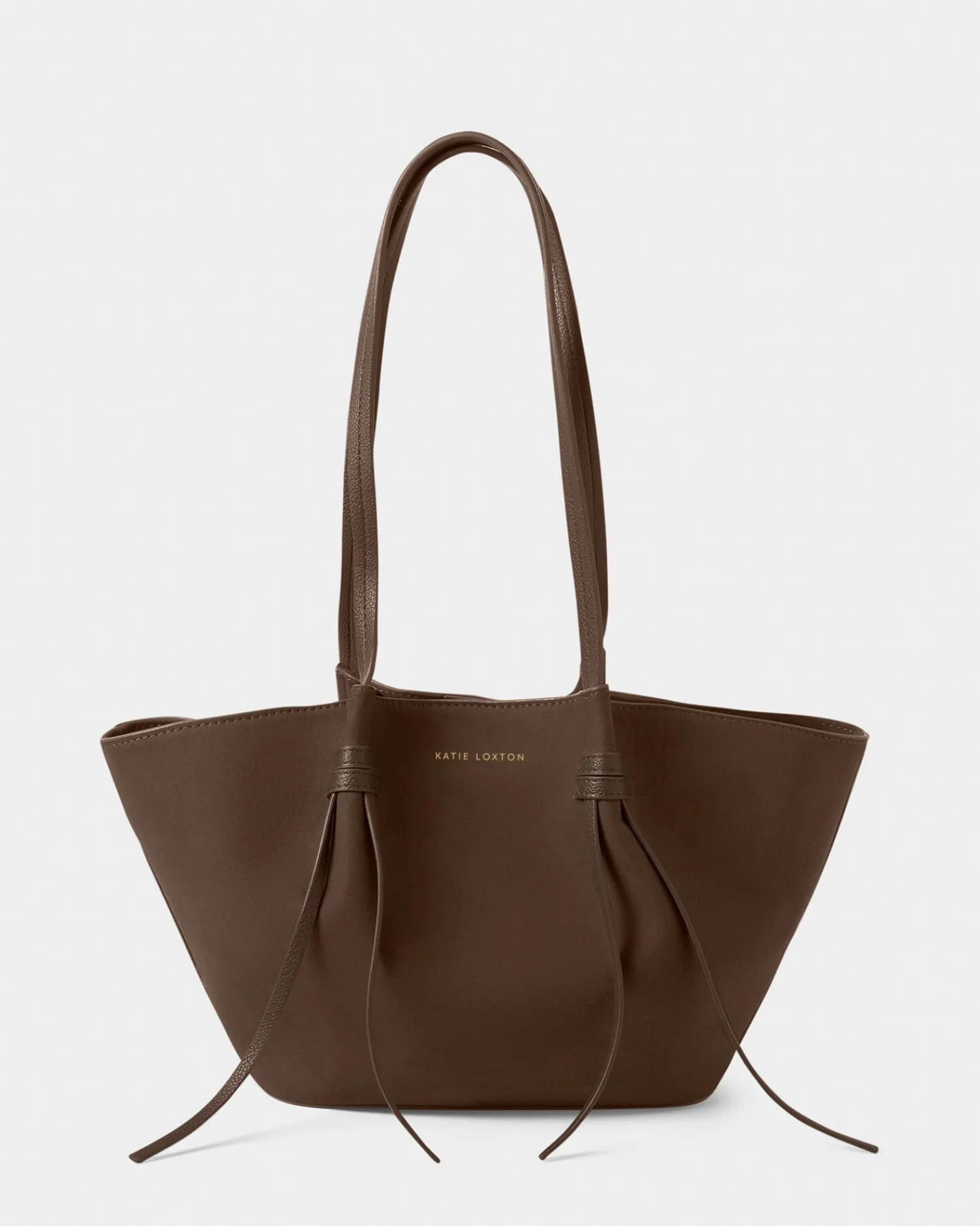 Katie Loxton Celina Small Suedette Tote Bag Chocolate