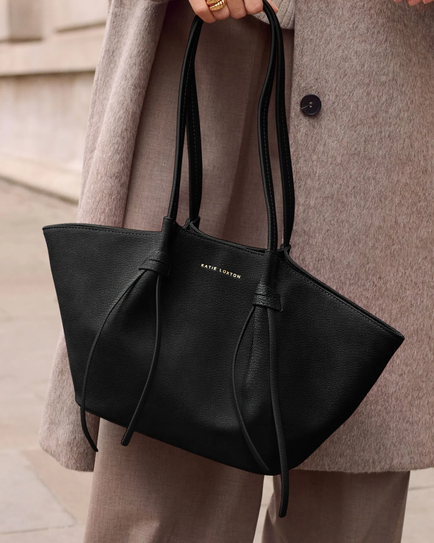 Katie Loxton Celina Small Tote Bag Black New