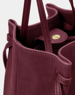 Katie Loxton Celina Suedette Bucket Bag Cherry Outlet