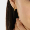 Katie Loxton Celine Waterproof Gold Rope Hoop Earrings Online