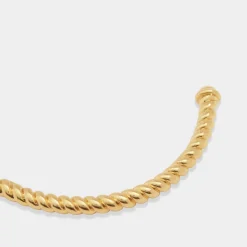 Katie Loxton Celine Waterproof Gold Rope Bangle Discount