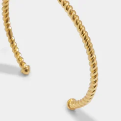 Katie Loxton Celine Waterproof Gold Rope Bangle Discount