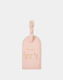 Katie Loxton Children's 'My First' Luggage Tag in Pink Online